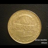 200 Lire Centenario Accademia Guardia di Finanza 1