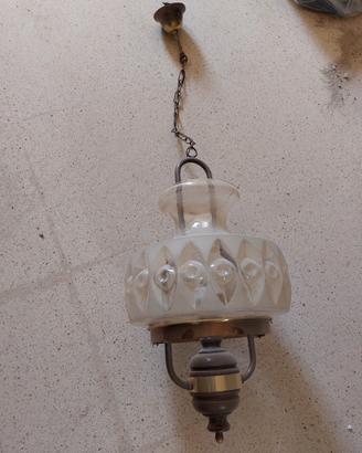Lampadario in vetro