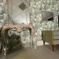 Consolle Shabby stile classico barocco con specc