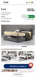 Letto matrimoniale contenitore