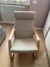 Sedia a dondolo Ikea Poang