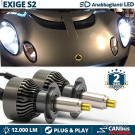 KIT LED H7 per Fari LOTUS EXIGE S2 CANbus 12000LM