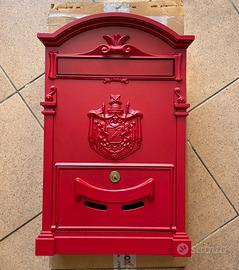 Cassetta postale singola rossa
