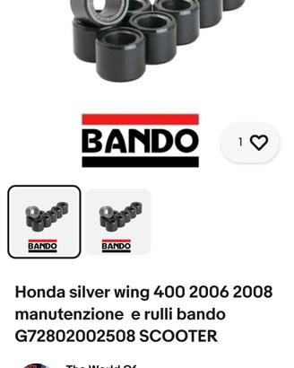rulli per silver Wing 400 nuovi  