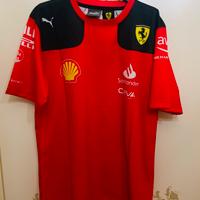 T-Shirt F1 Scuderia Ferrari Team Giallo