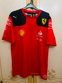 T-Shirt F1 Scuderia Ferrari Team Giallo