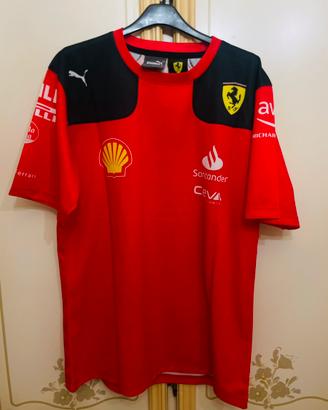 T-Shirt F1 Scuderia Ferrari Team Giallo