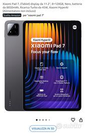 xiaomi pad 7 128 NUOVO