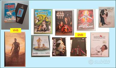 VHS E DVD VARI TITOLI