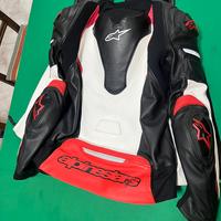 Giacca in pelle Alpinestars tg. 52