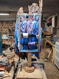 lampada portabottiglie  artigianale 