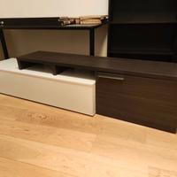 Parete Attrezzata NEXUS Bianco/Rovere