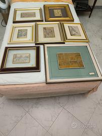 Quadri foglia argento 