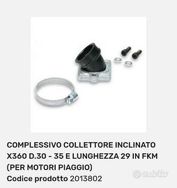 Collettore diam. 30/35 malossi PER PIAGGIO