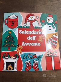 libro da colorare, calendario avvento