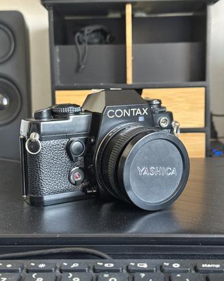 contax 139 quartz +yashica 50mm|Fotocamera rullino