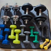 Set manubri fissi/componibili completo