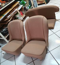 Fiat topolino d'epoca 500 C sedili interni 