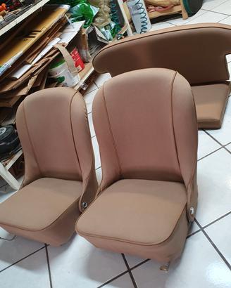 Fiat topolino d'epoca 500 C sedili interni 
