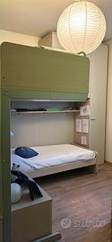 Cameretta doppio letto soppalco