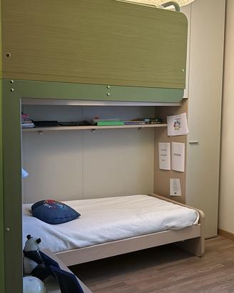 Cameretta doppio letto soppalco