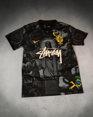 maglietta brasile x stussy
