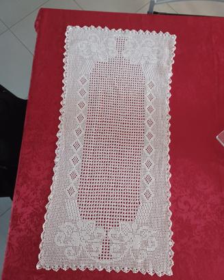 coppia centrotavola uncinetto 