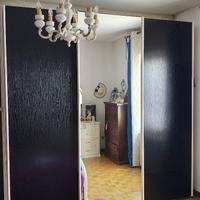 Armadio 3 ante laccato bianco con pellicola