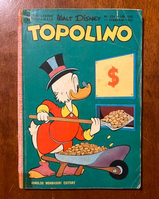 Fumetto Topolino Vintage anno 1962