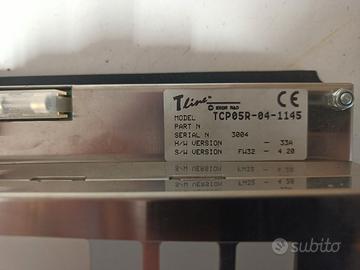 Pannello operatore exor t-line TCP05R-04-1145