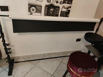 Fondale Fotografia e Video 160 x 405 cm + Supporti