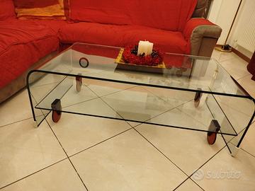 tavolino in vetro temperato 