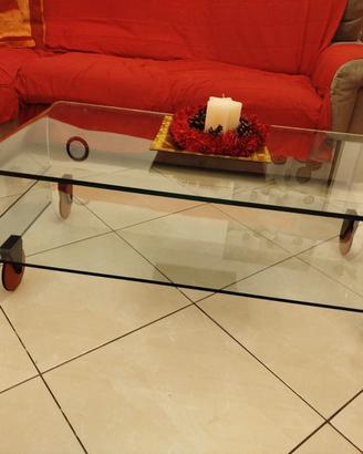 tavolino in vetro temperato 