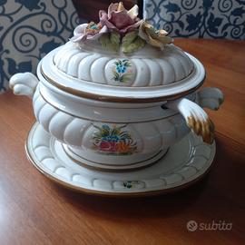 Zuppiera vintage ceramica Bassano
