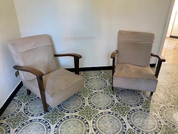 Coppia di poltroncine vintage