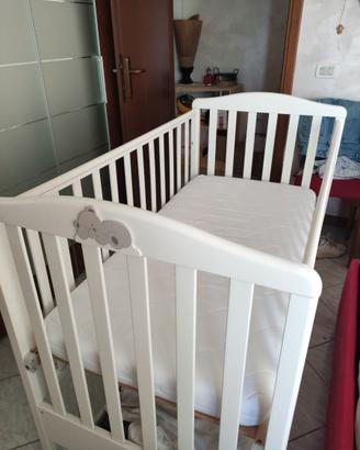 Lettino con sbarre