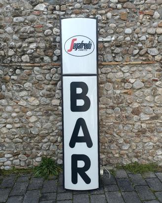 insegna neon bar