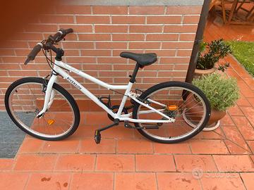 Bici bambino 24” Decathlon Riverside Bianca