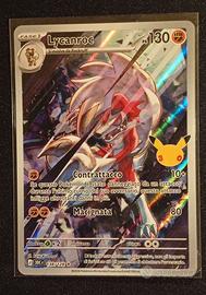 Lycanroc 30th anniversario Pokémon Near mint