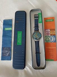 Orologio Benetton da collezione anni 90 in TITANIO