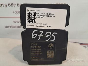 ABS BMW Serie 3 F30 Berlina 34512460511 6862247 68