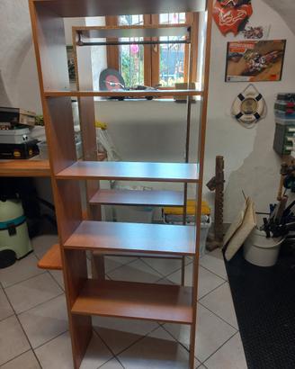 nr. 2 scaffali noce chiaro