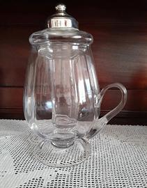 Caraffa in vetro con coperchio