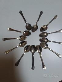 Cucchiaini bagnati in argento 