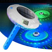 Luce solare per piscina con doppio display LCD, te