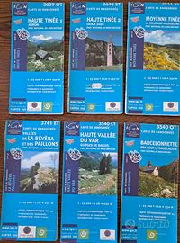 Mappe trekking Parc National Mercantour Francia