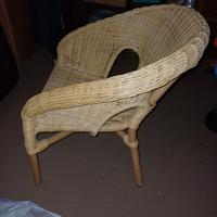 Sedia vimini per bambini