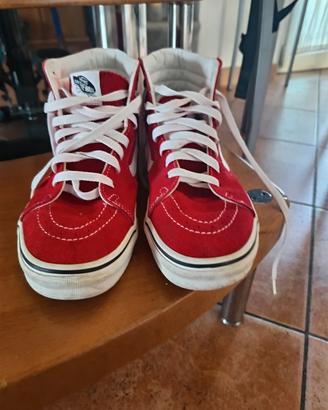 Vans rosse alte