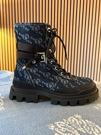 Desigual Stivaletto Denim Monogram