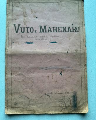 Manoscritto teatrale originale del 1930"